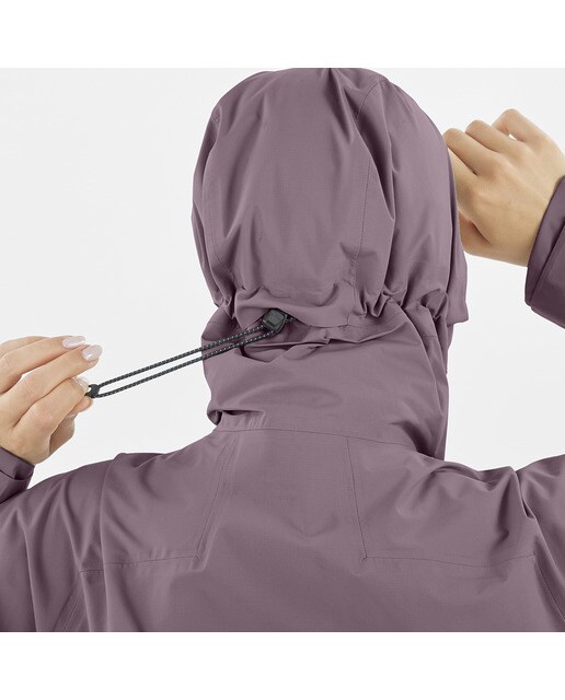 Chaqueta shell de hombre Outerpath 2.5L Waterproof Salomon - Rosa Rosa-5