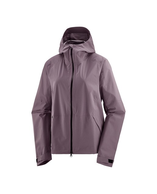 Chaqueta shell de hombre Outerpath 2.5L Waterproof Salomon - Rosa Rosa-7