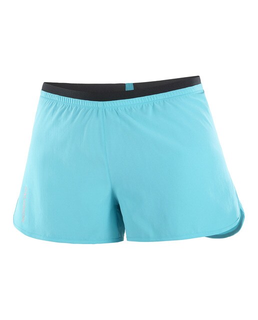 Short de mujer Cross 3'' Salomon - Azul Azul-5
