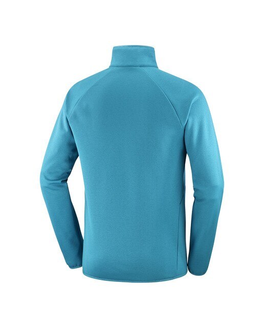 Sweatshirt Essential Warm Half Zip Azul-4