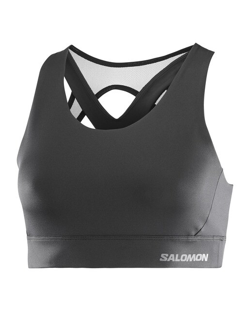 Top de mujer Cross Run Salomon - Negro Negro-4