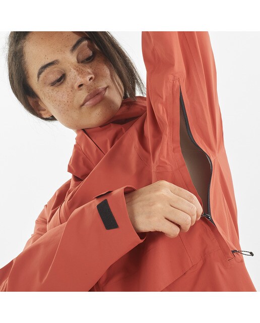 Chaqueta de mujer Outerpath Pro 2.5L Salomon - Rojo Rojo-2