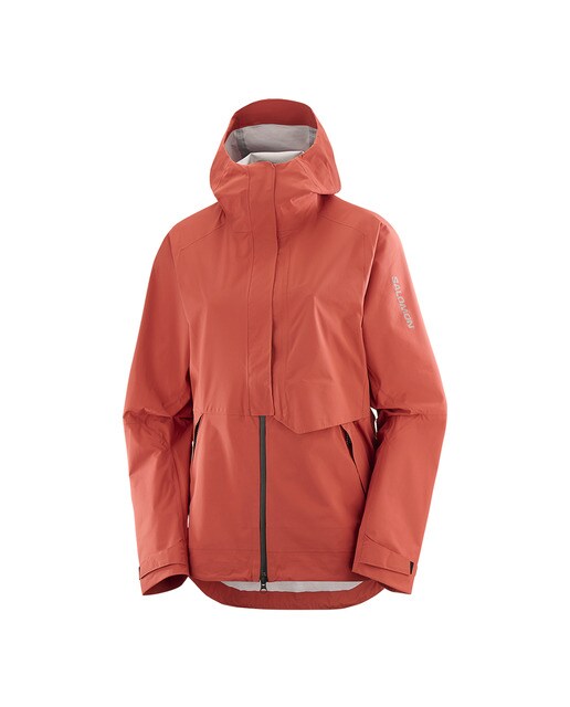 Chaqueta de mujer Outerpath Pro 2.5L Salomon - Rojo Rojo-4