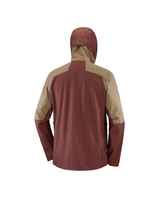 Chaqueta de hombre Outerpath Pro 2.5L Salomon - Marrón Marrón-4