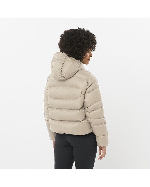 Chaqueta de mujer Outline Novelty Crop Down Salomon - Marrón Marrón-2
