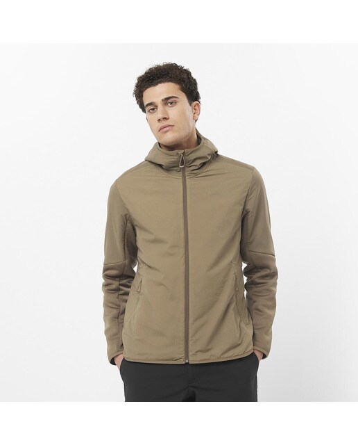 Sweatshirt Outline Hybrid Warm Castanho-1