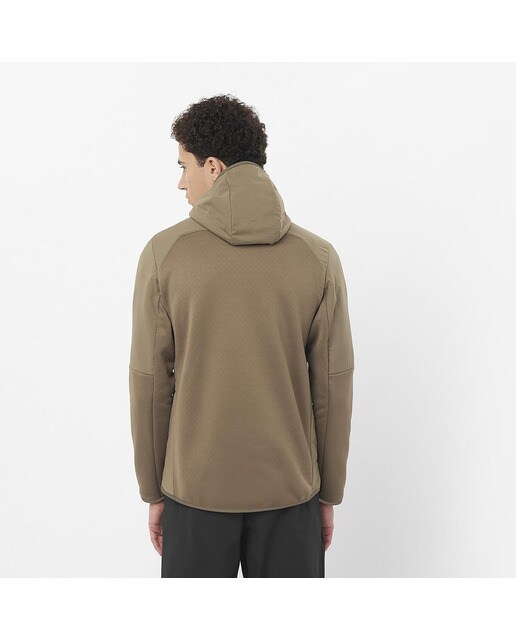 Sweatshirt Outline Hybrid Warm Castanho-2