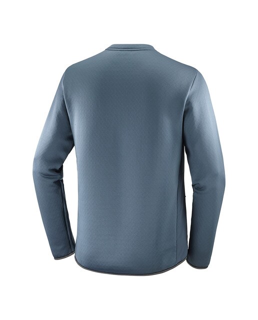 Sudadera de hombre Outline Hybrid Warm Salomon - Azul Azul-4