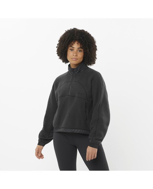 Chaqueta de mujer Chroma Crop Salomon - Negro Negro-1