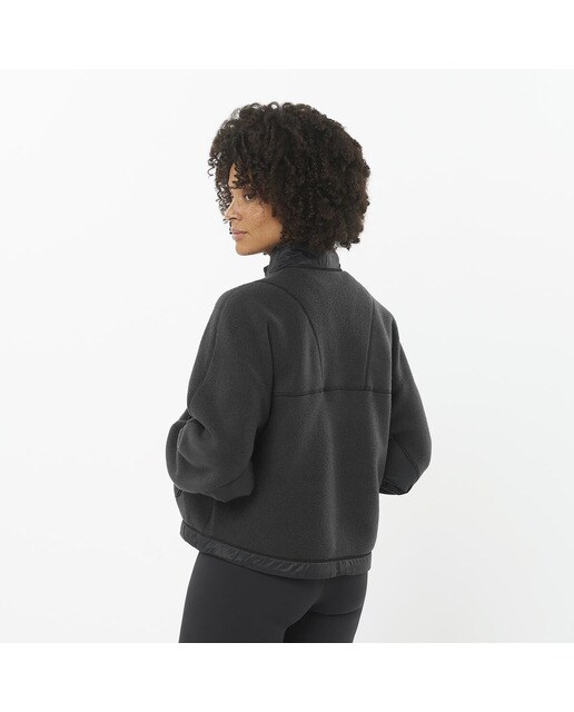 Chaqueta de mujer Chroma Crop Salomon - Negro Negro-2