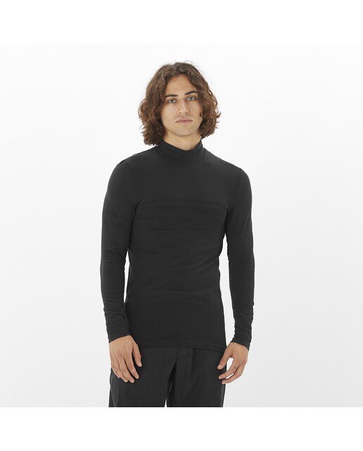 T-shirt Essential Seamless Salomon Preto-1