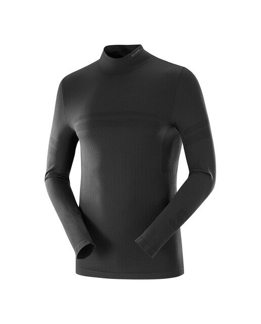 T-shirt Essential Seamless Salomon Preto-4