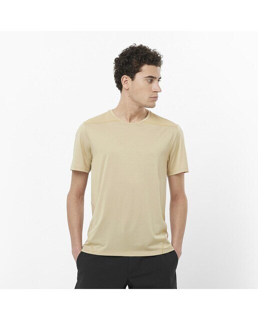 T-shirt Outline Bege-1