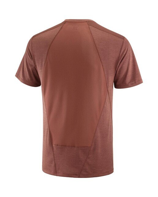 T-shirt Outline Castanho-4