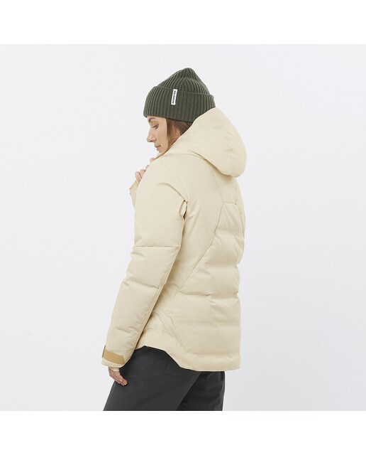 Chaqueta de mujer Alpenflow Down Salomon - Blanco Blanco-2