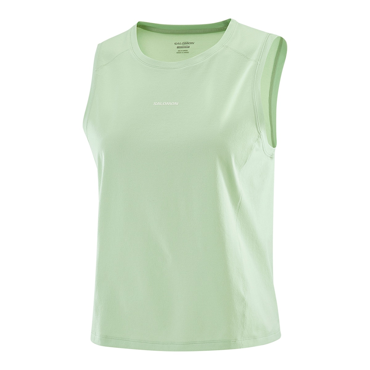 T-shirt sem Mangas Trackline Verde-6