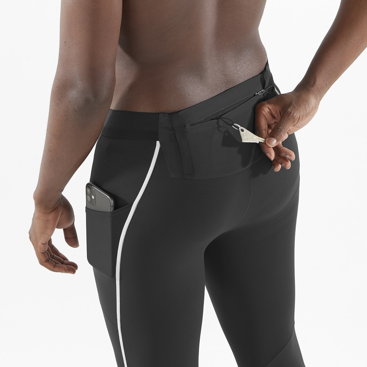 Imagen 2 de Mallas de hombre SENSE AERO STOW Salomon - Negro Negro