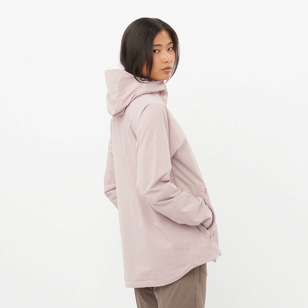 Chaqueta shell de mujer OUTERPATH PRO 2.5L Salomon - Natural Natural-2