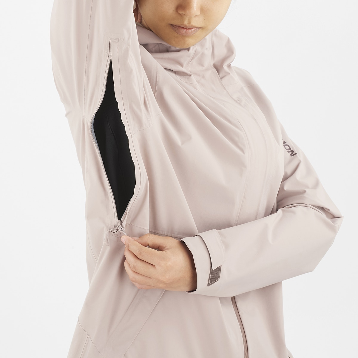 Chaqueta shell de mujer OUTERPATH PRO 2.5L Salomon - Natural Natural-4