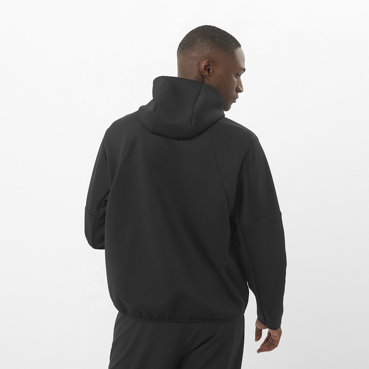 Capa Intermédia de Meio Fecho de Correr SHKout Preto-2