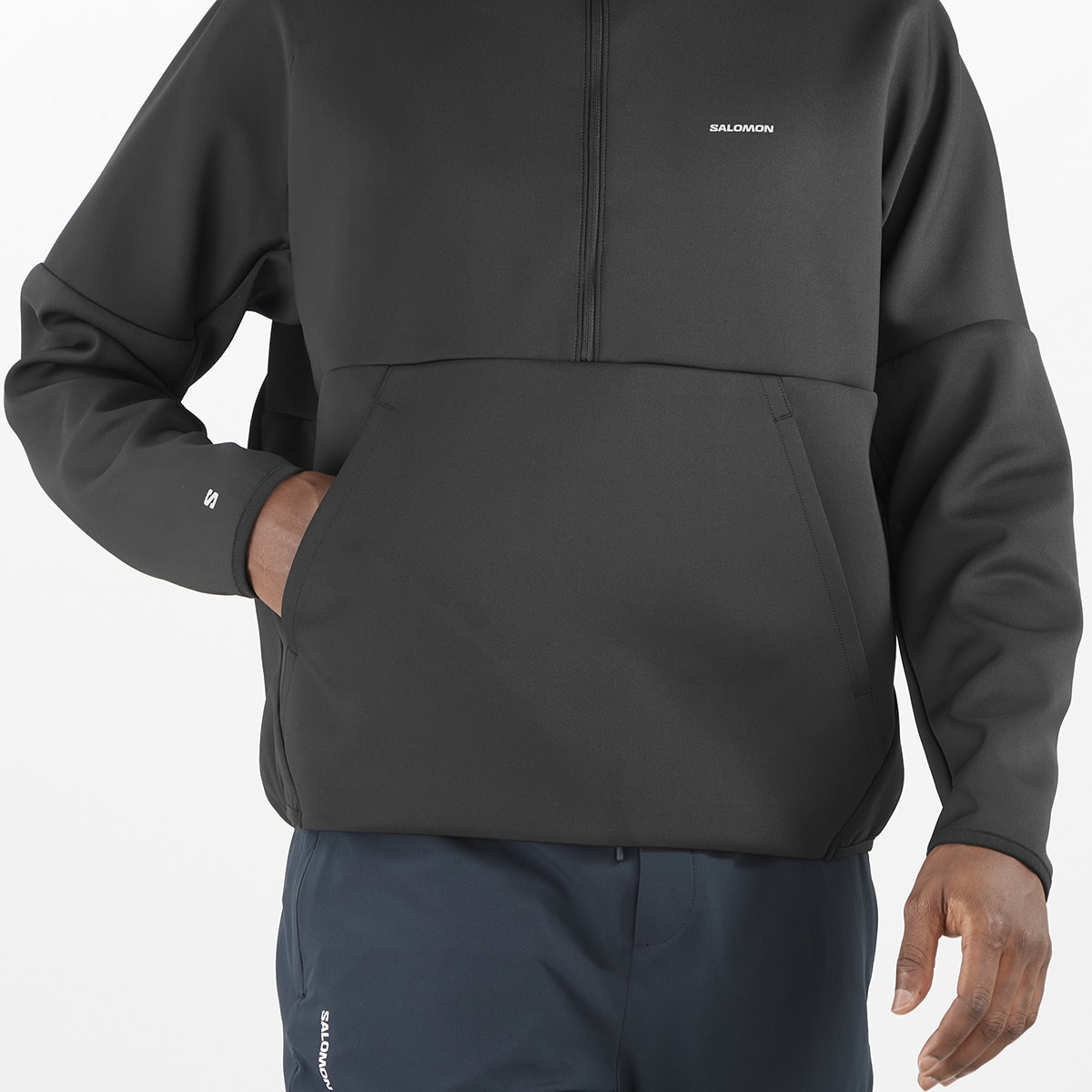 Capa Intermédia de Meio Fecho de Correr SHKout Preto-3