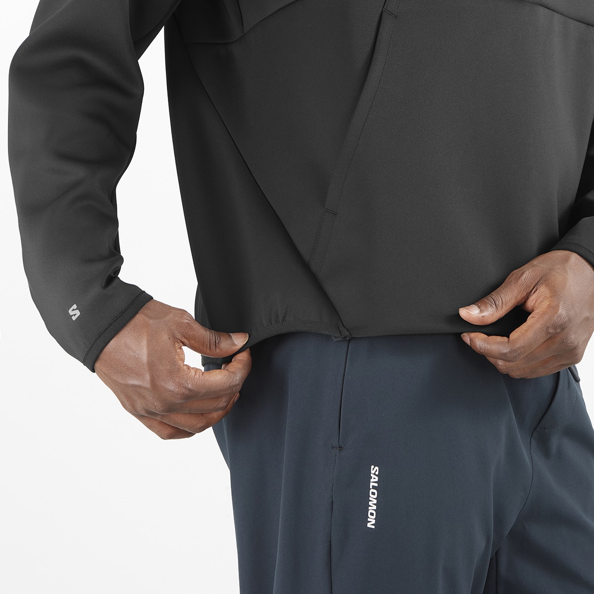 Capa Intermédia de Meio Fecho de Correr SHKout Preto-4