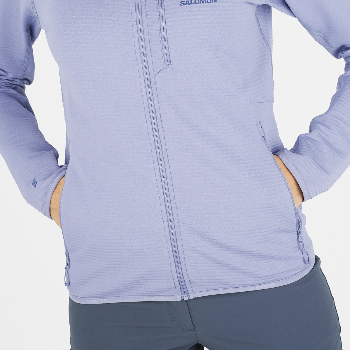 Casaco de Fecho de Correr Completo Essential Lightwarm Azul-3