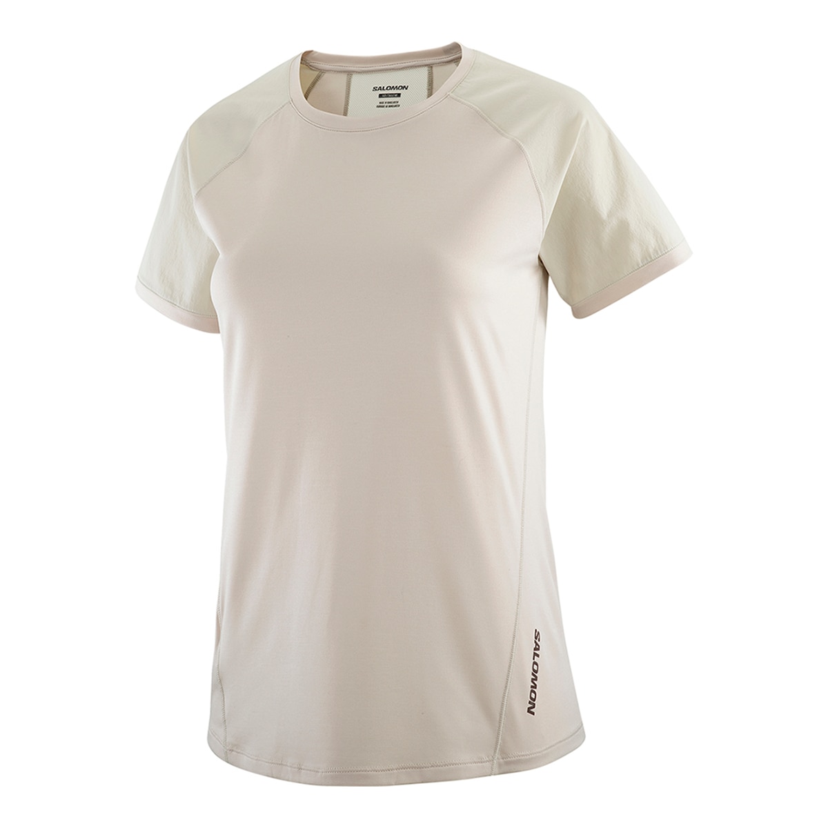 T-shirt de Manga Curta Outline Castanho-4