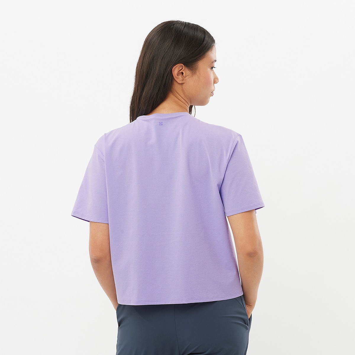 T-shirt de Manga curta Trackline Roxo-2