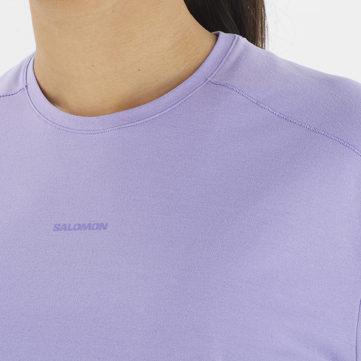 T-shirt de Manga curta Trackline Roxo-5