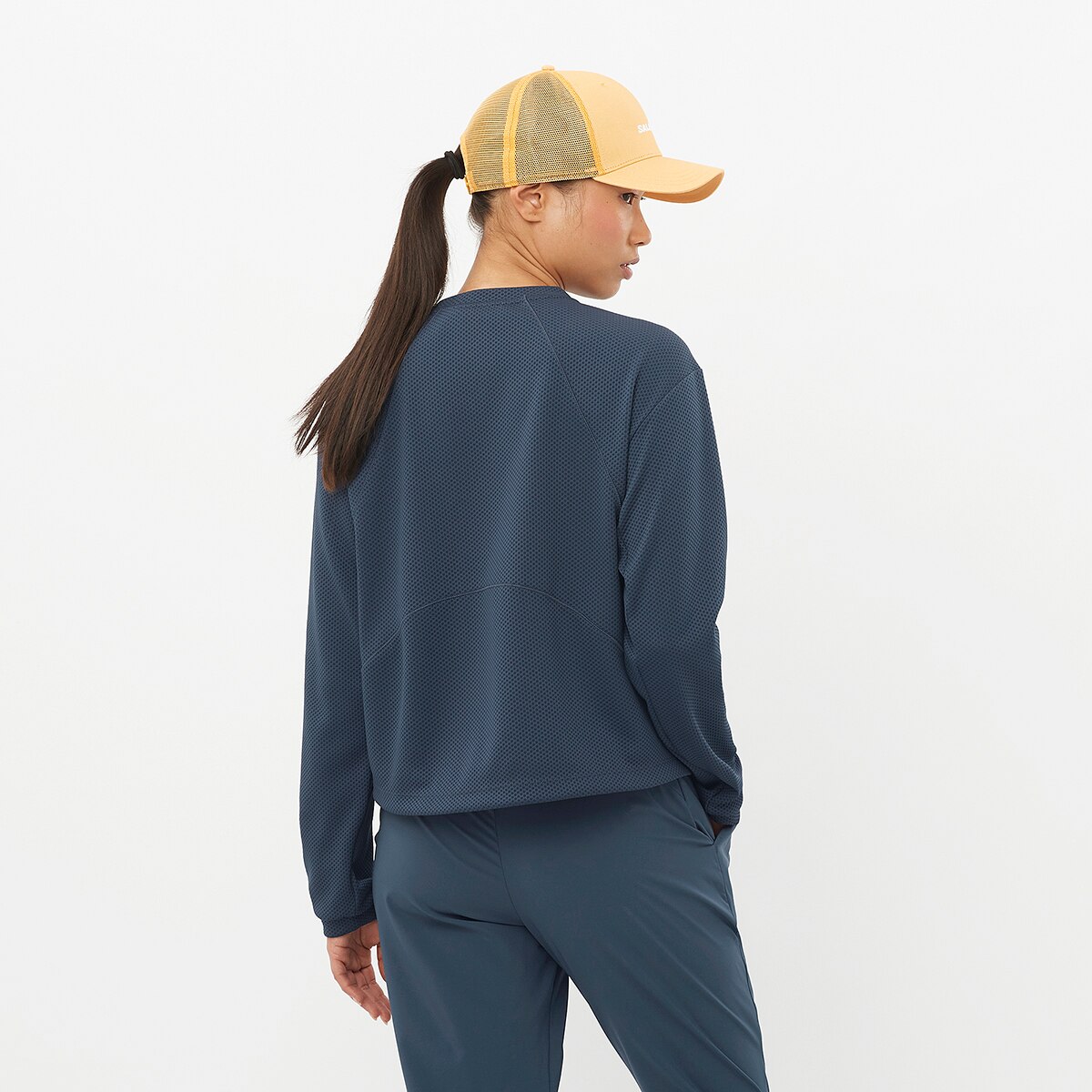 Sweatshirt de Decote Redondo Motomesh Cinzento-2