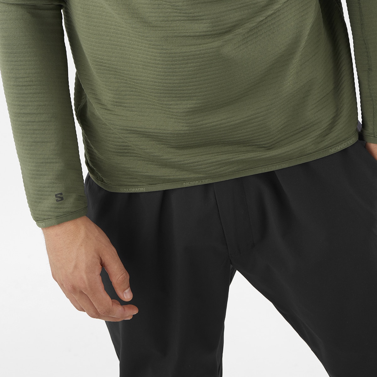 Capa de Meio Fecho de Correr Essential Lightwarm Cinzento-5