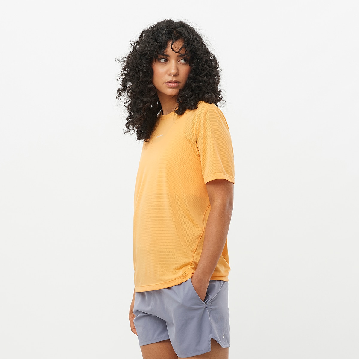 T-shirt de Manga Curta SHKout Core Laranja-1