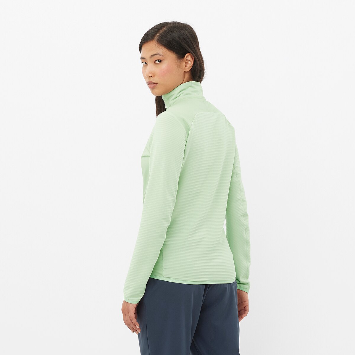 Casaco de Fecho de Correr Completo Essential Lightwarm Hybrid Verde-2