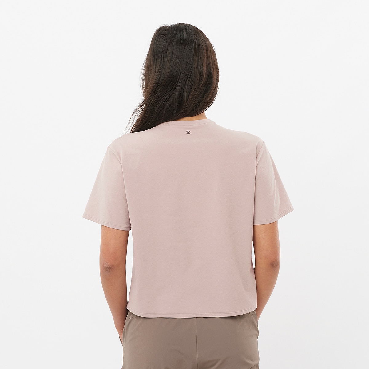 Camiseta de manga corta de mujer TRACKLINE Salomon - Natural Natural-2