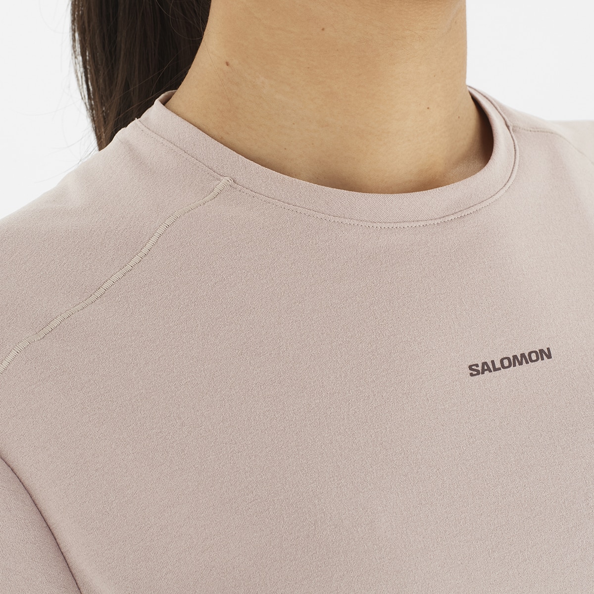 Camiseta de manga corta de mujer TRACKLINE Salomon - Natural Natural-4