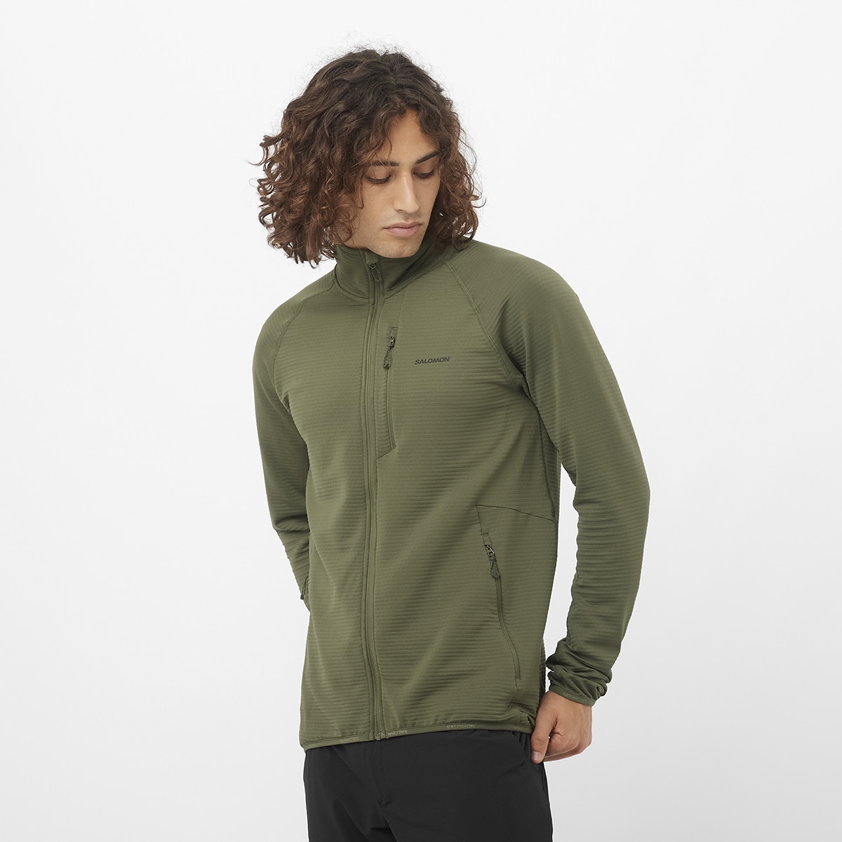 Casaco com Capuz Essential Lightwarm Cinzento-1
