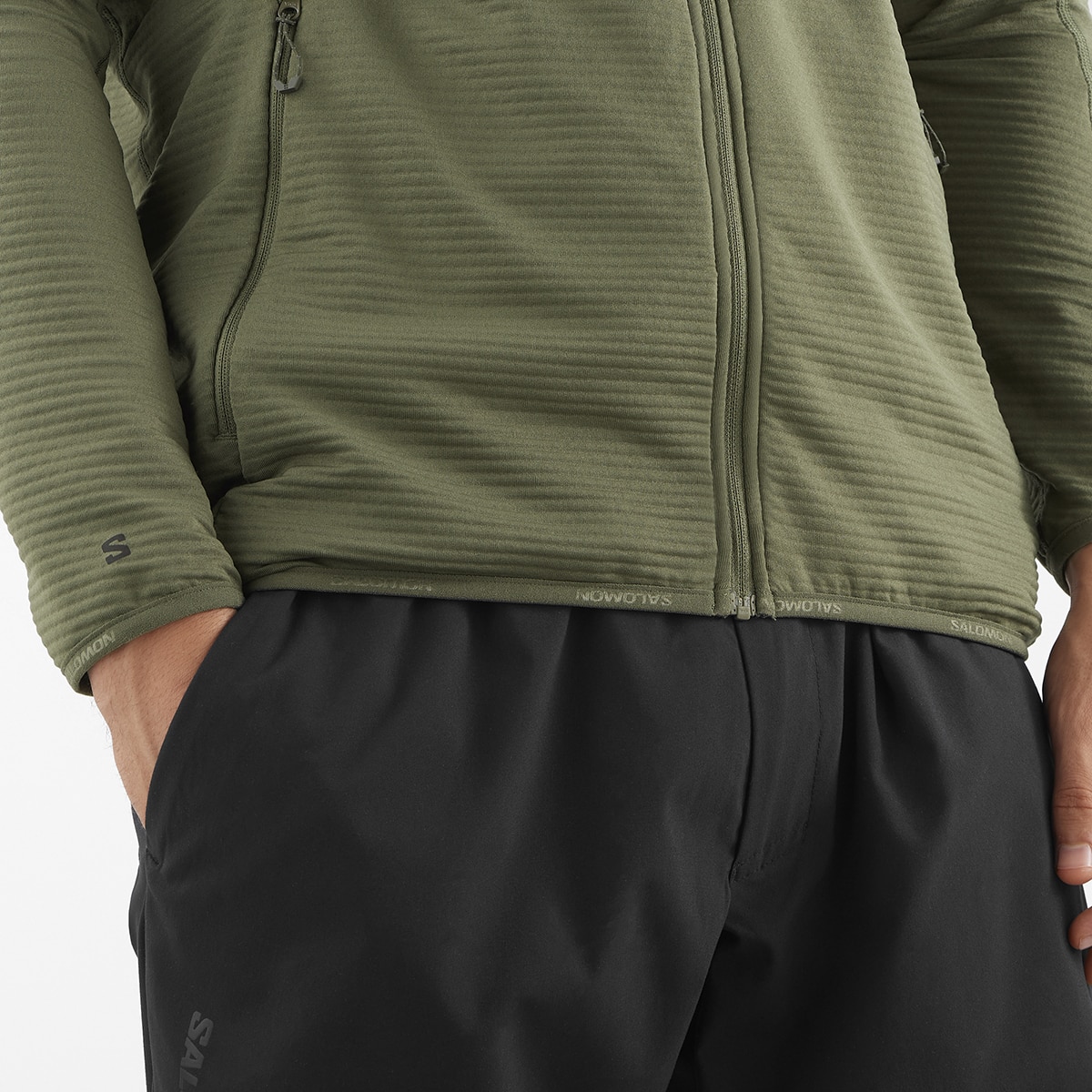 Casaco com Capuz Essential Lightwarm Cinzento-3