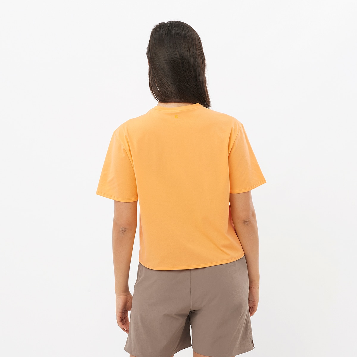 T-shirt de Manga curta Trackline Laranja-2