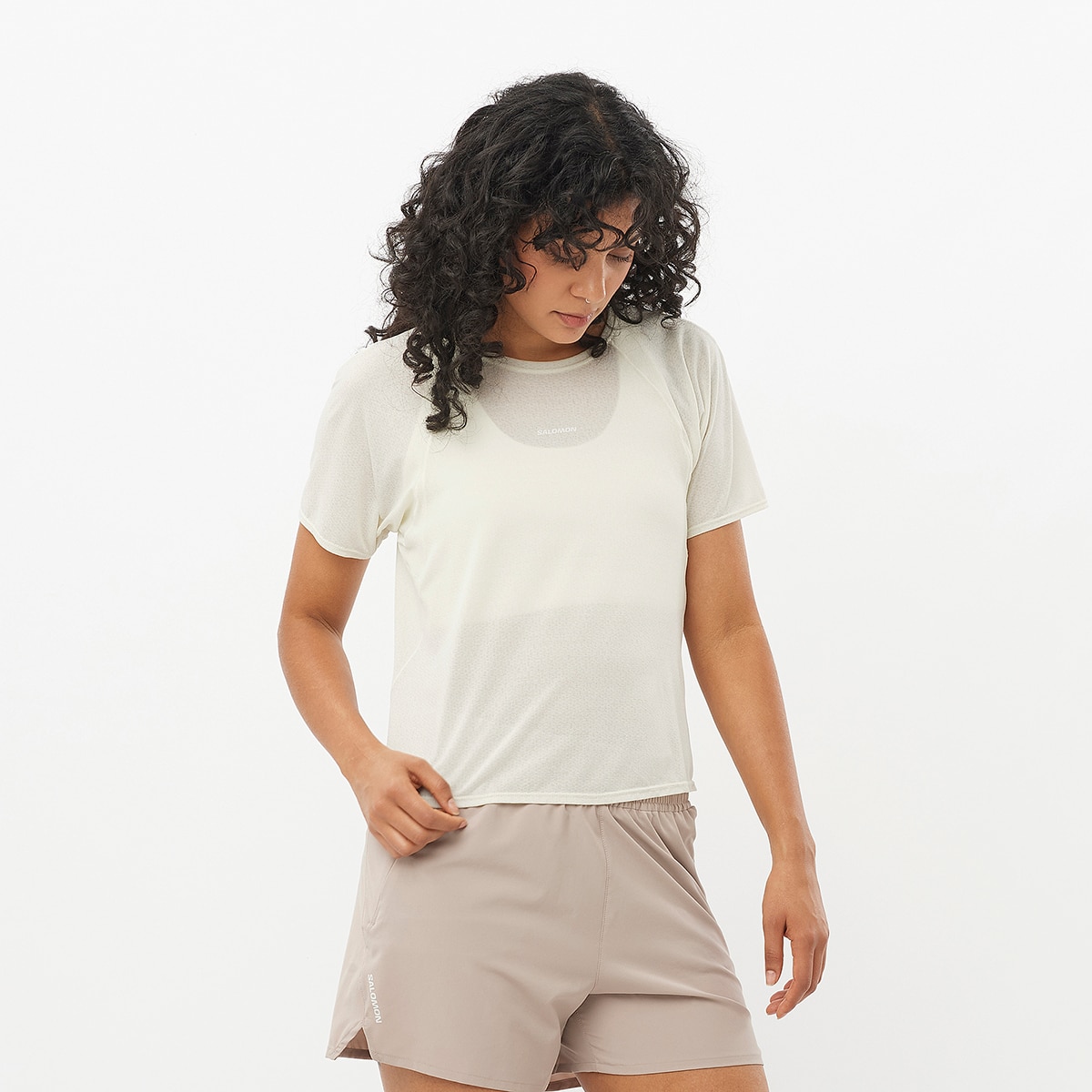 T-shirt de Manga Curta SHKout Air Cropped Verde-1