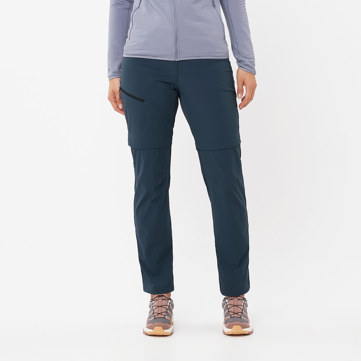 Imagen 0 de Pantalones de mujer WAYFARER ZIP OFF Salomon Gris