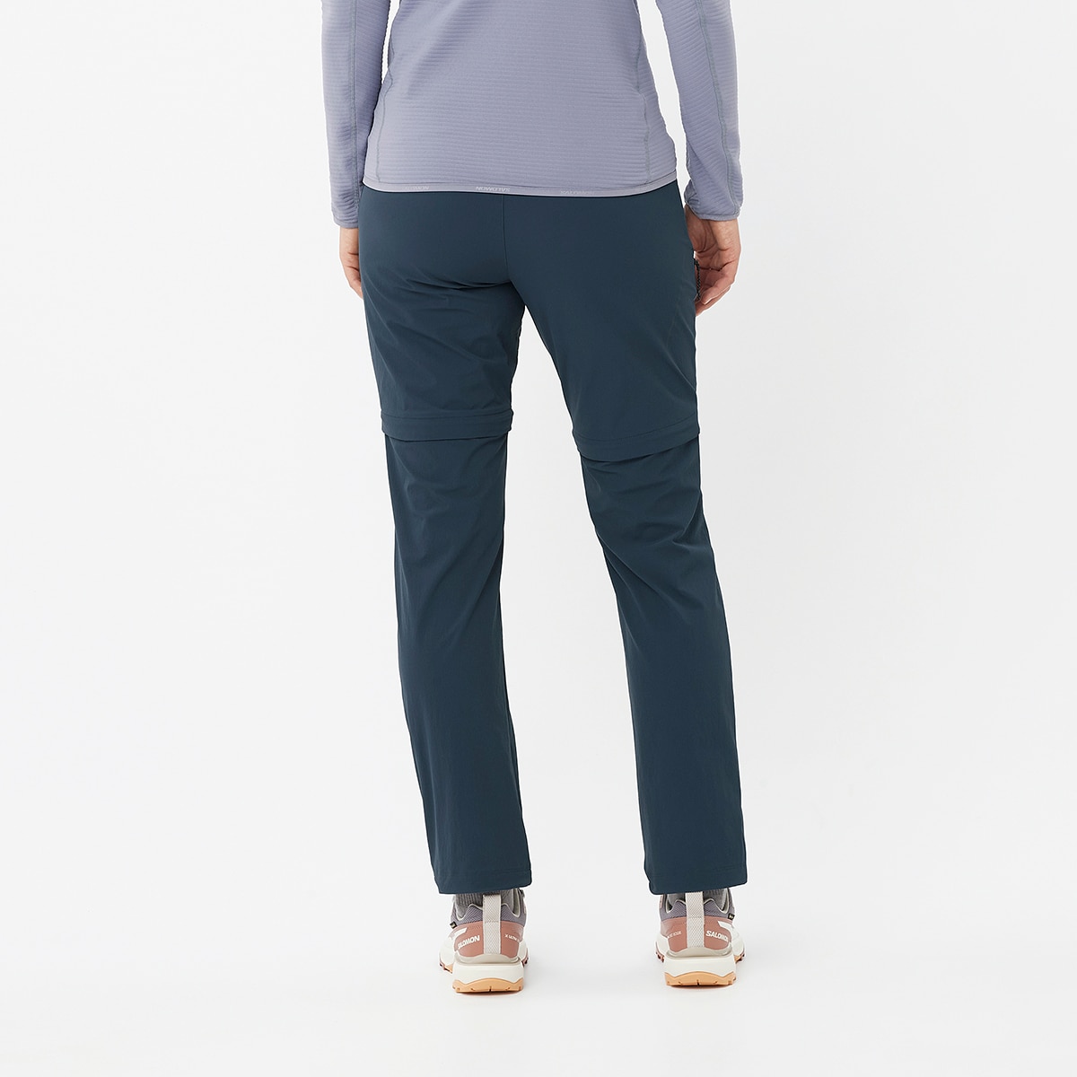 Imagen 2 de Pantalones de mujer WAYFARER ZIP OFF Salomon - Gris Gris