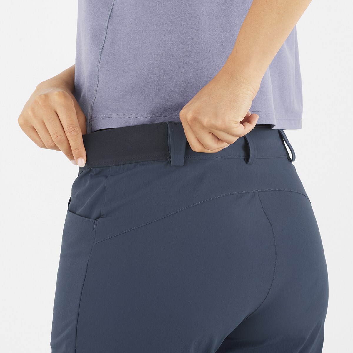 Imagen 5 de Pantalones de mujer WAYFARER ZIP OFF Salomon - Gris Gris