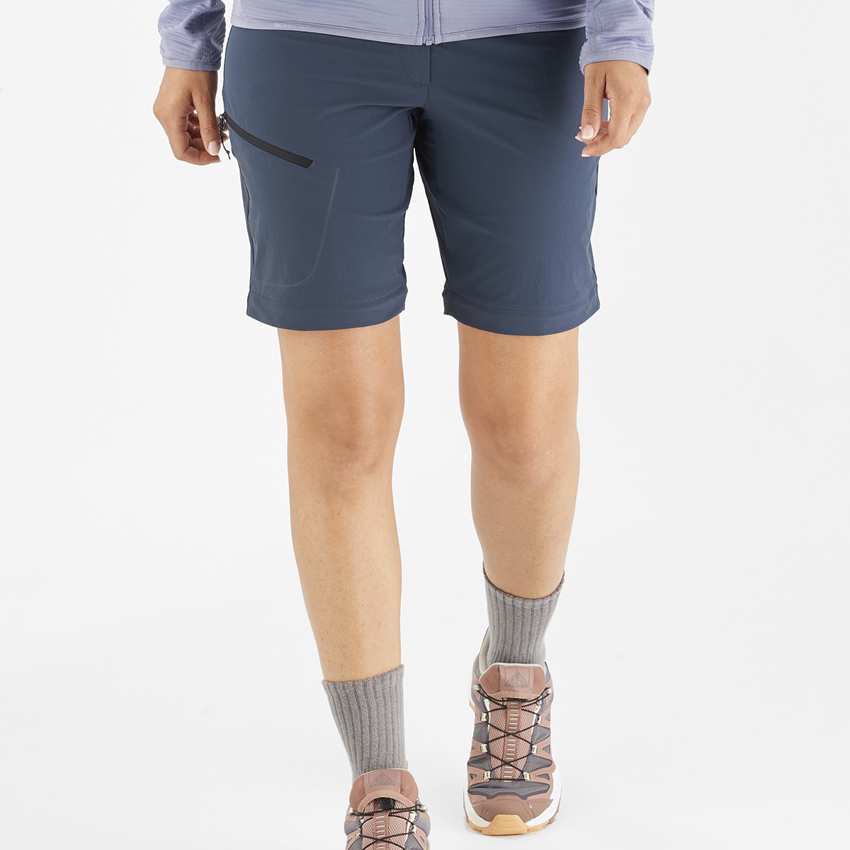 Imagen 8 de Pantalones de mujer WAYFARER ZIP OFF Salomon - Gris Gris