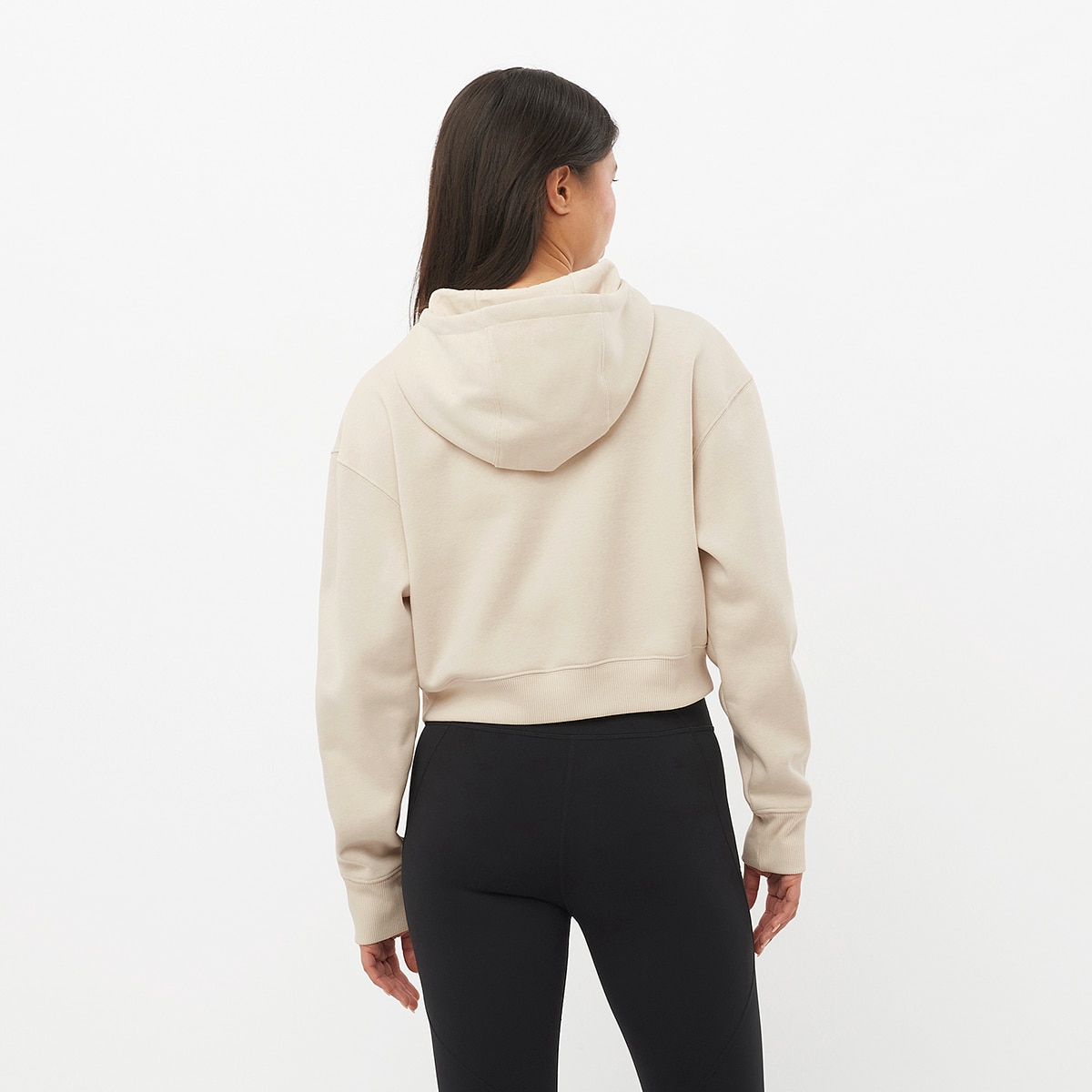 Sudadera con capucha de mujer SALOMON LOGO Salomon - Marrón Marrón-2