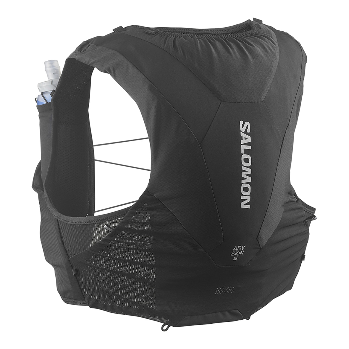 Imagen 0 de Chaleco de running Unisex ADV SKIN 5 con bidones incluidos Salomon Negro
