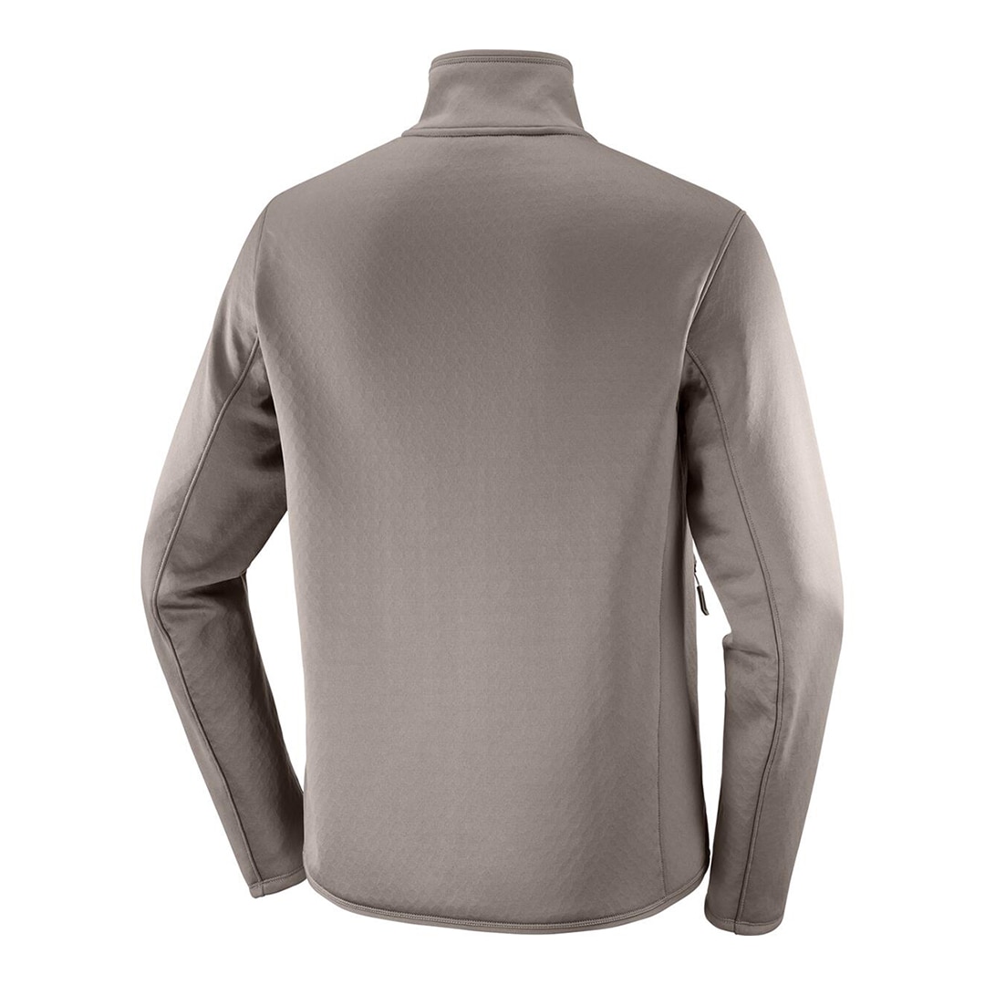 Chaqueta intermedia de cremallera completa para hombre OUTLINE WARM FLEECE FZ M SALOMON - Rojo Rojo-4