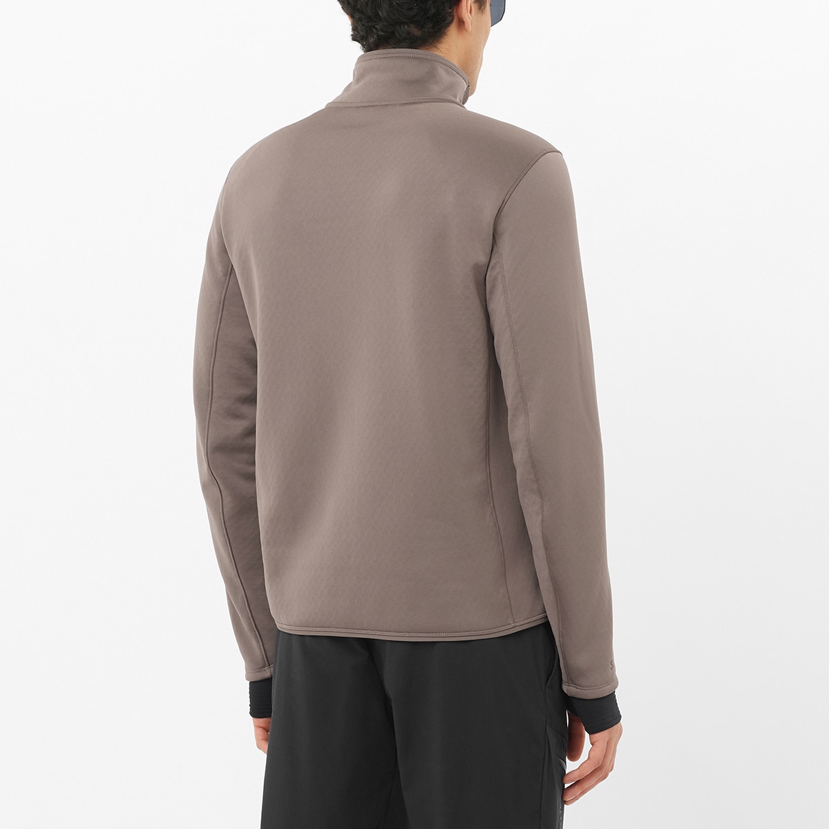 Chaqueta intermedia de cremallera completa para hombre OUTLINE WARM FLEECE FZ M SALOMON - Rojo Rojo-5