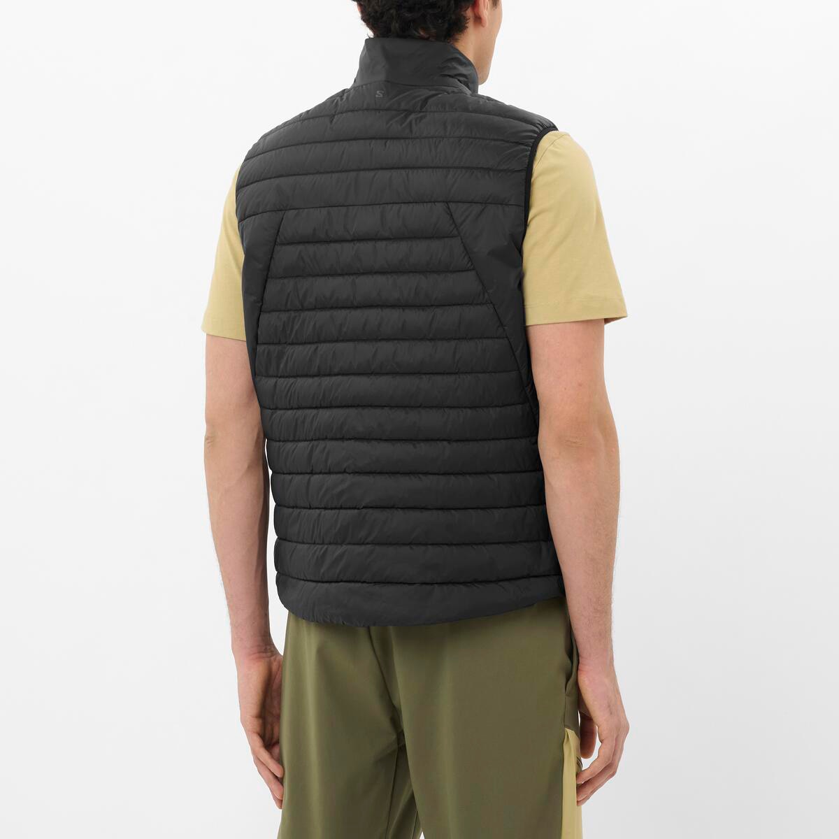 Chaqueta aislada con capucha para hombre RFLX VEST M SALOMON - Negro Negro-2