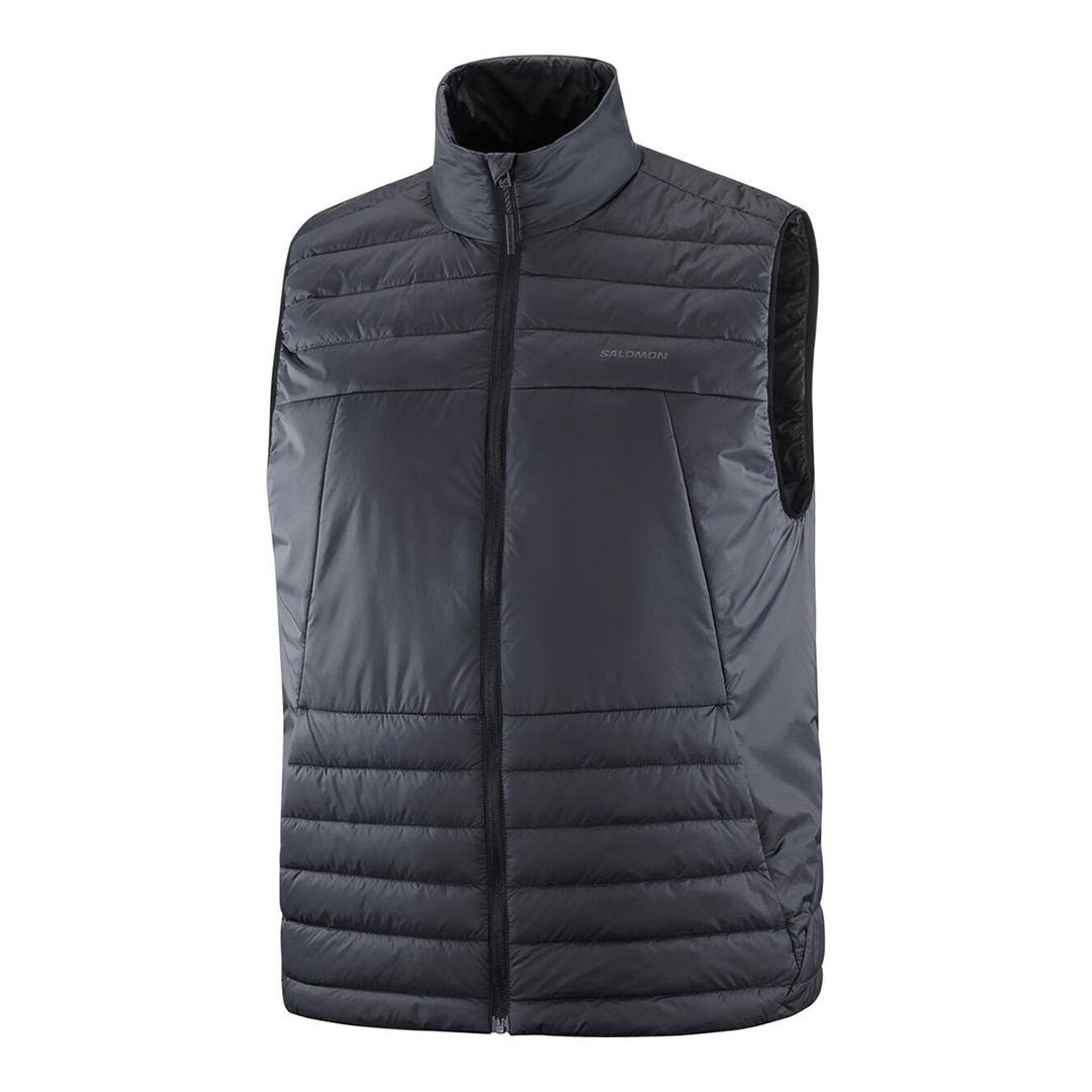 Chaqueta aislada con capucha para hombre RFLX VEST M SALOMON - Negro Negro-3